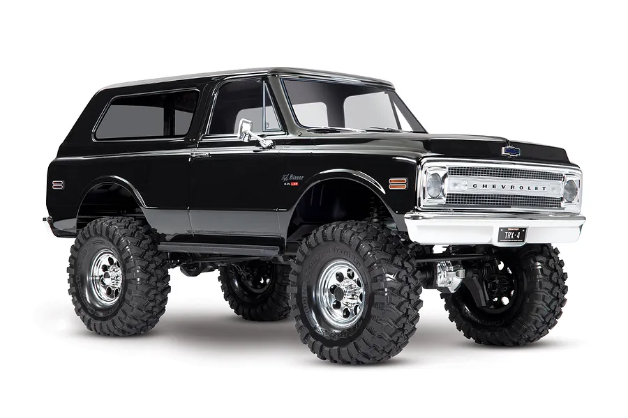 Traxxas 1/10 1969 Chevrolet Blazer Painted Body Shell w/ Hardware &amp;amp; Decals - Black image 67418