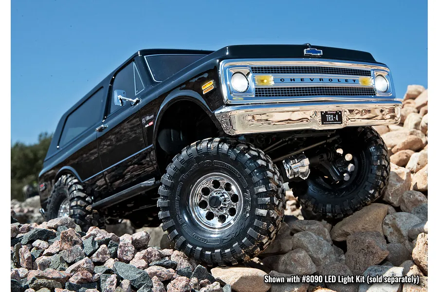 Traxxas 1/10 1969 Chevrolet Blazer Painted Body Shell w/ Hardware &amp;amp; Decals - Black image 67420