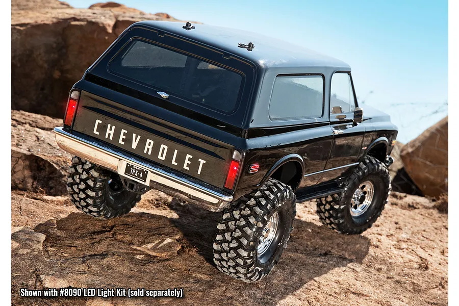 Traxxas 1/10 1969 Chevrolet Blazer Painted Body Shell w/ Hardware &amp;amp; Decals - Black image 67421