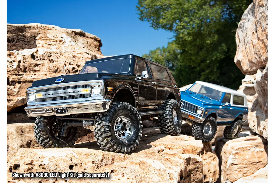 Traxxas 1/10 1969 Chevrolet Blazer Painted Body Shell w/ Hardware &amp;amp; Decals - Black image 67423