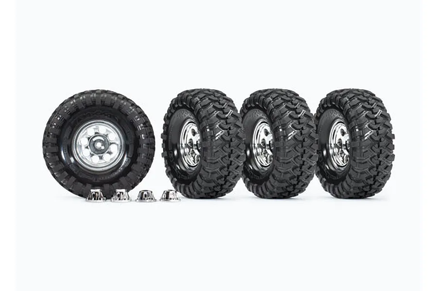 Traxxas 1.9&amp;quot; Tyres &amp;amp; Rims 4Pcs image 67451
