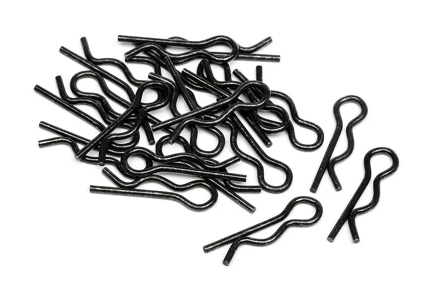 HPI 1.3mm Black Body Pins 20Pcs image 6747