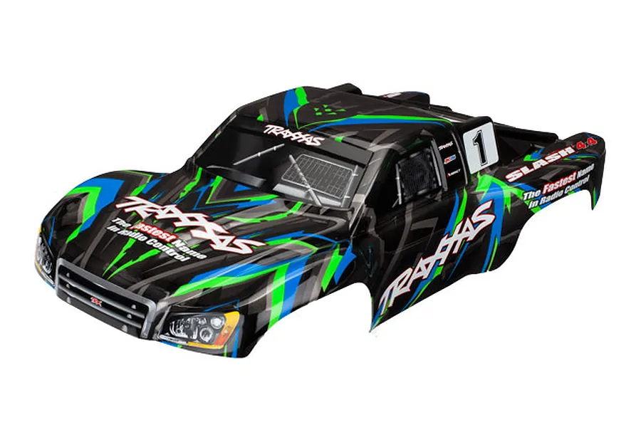 Traxxas Slash Green Painted Body Shell image 67462