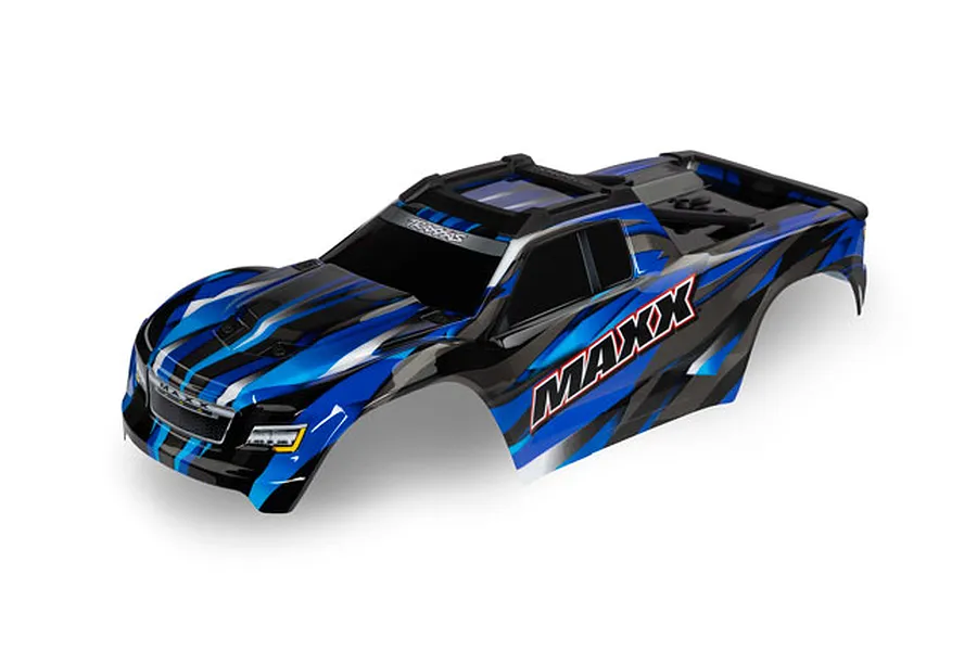 Traxxas Extended Maxx 4S ProGraphix Blue Painted Body Shell image 67471