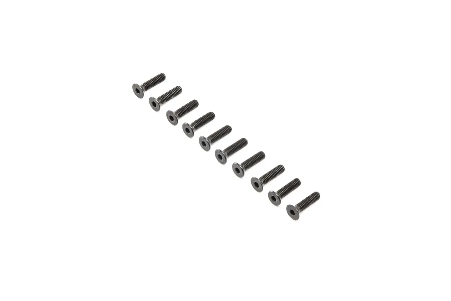 Losi 4x16mm Fine Thread Countersunk Head Screws 10Pcs image 67491