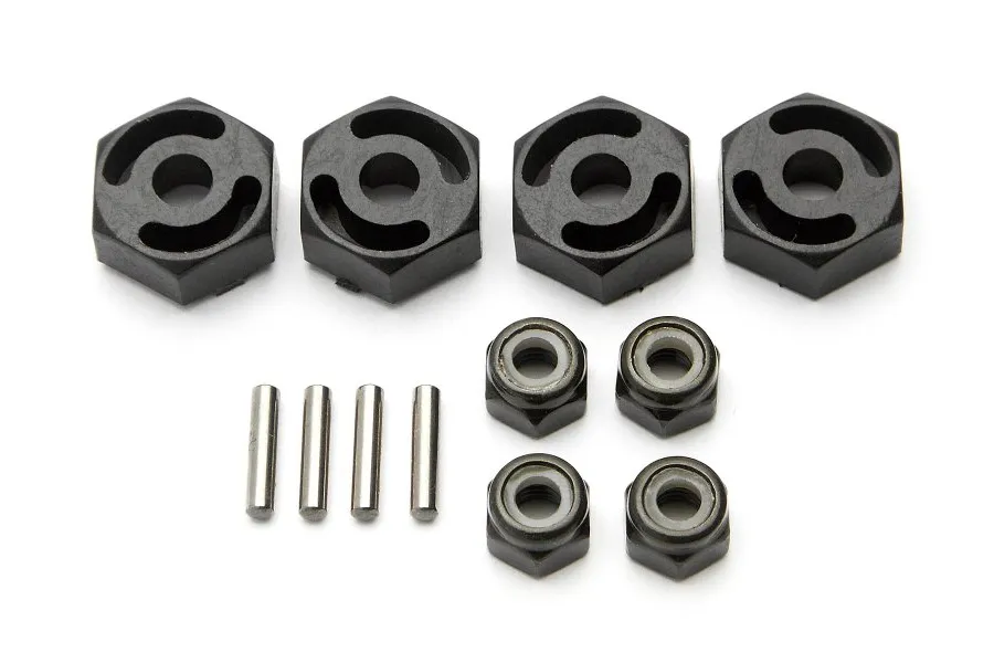 HPI Sprint 2 12mm Hexes/4mm Nuts/ &amp;amp; 2x10mm Pins 4Pcs image 6757