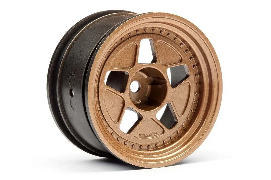 HPI 1.9&amp;quot; Fifteen52 Tarmac R43 Bronze Rims 2Pcs w/ 10mm Offset image 67609