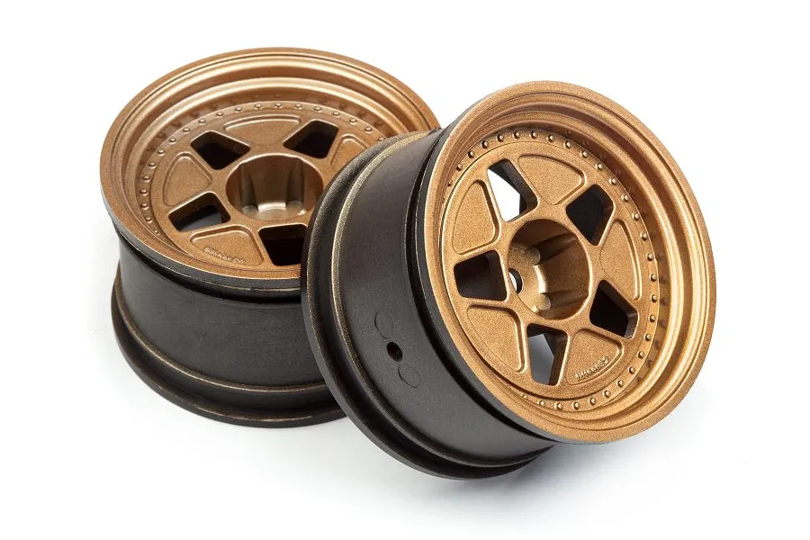 HPI 1.9&amp;quot; Fifteen52 Tarmac R43 Bronze Rims 2Pcs w/ 10mm Offset image 67611