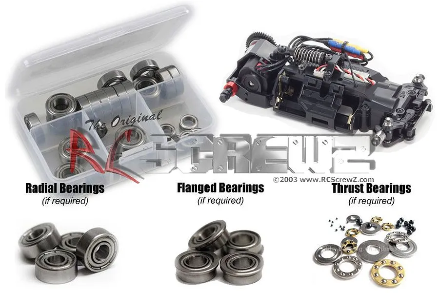 RC Screwz Mini-Z MR-03 VE/Pro Metal Shielded Bearing Kit image 67673