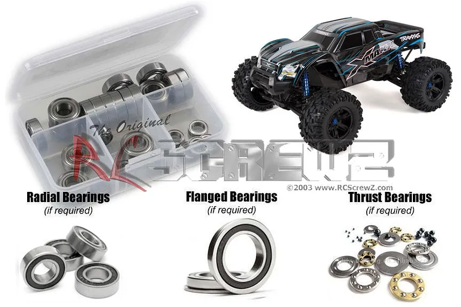 RC Screwz X-Maxx 8S Rubber Shielded Bearing Kit image 67677