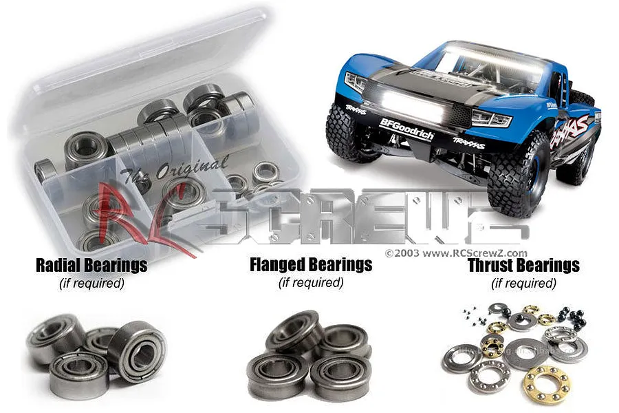 RC Screwz Desert Racer 4WD Metal Shielded Bearing Kit image 67682