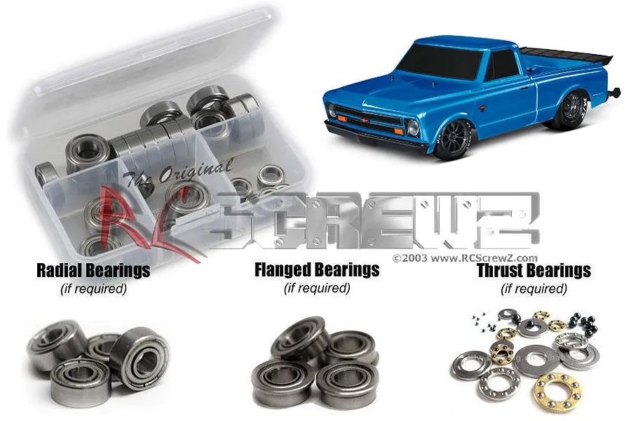 RC Screwz Drag Slash Metal Shielded Bearing Kit image 67683