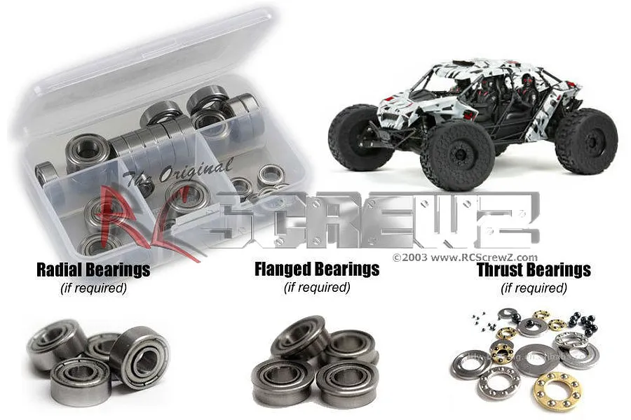 RC Screwz Fireteam 6S BLX Metal Shielded Bearing Kit image 67702