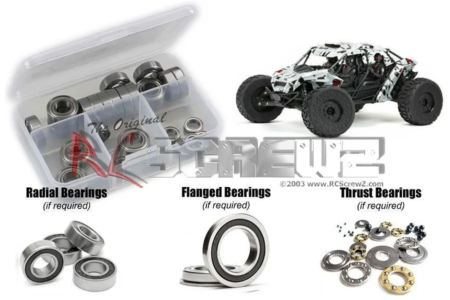 RC Screwz Fireteam 6S BLX Rubber Shielded Bearing Kit image 67703