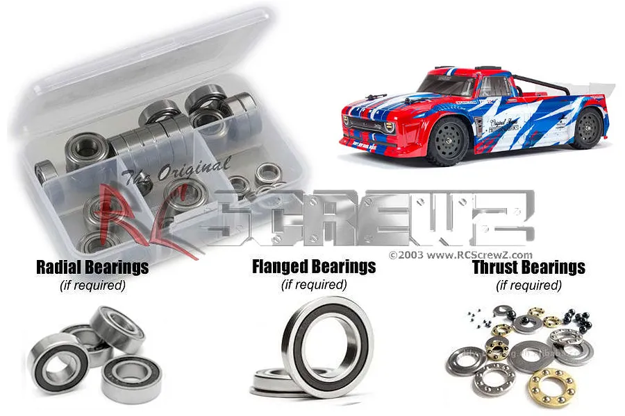 RC Screwz Infraction Mega Rubber Shielded Bearing Kit image 67707