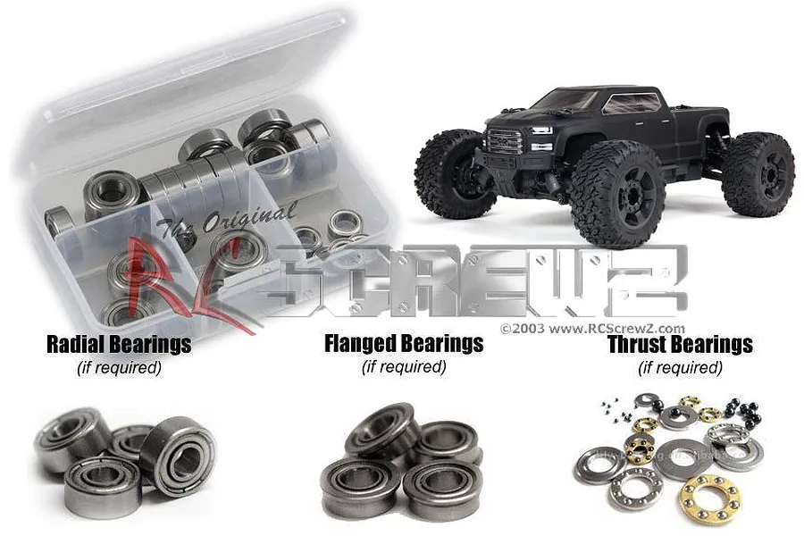 RC Screwz Big Rock 3S Metal Shielded Bearing Kit image 67709
