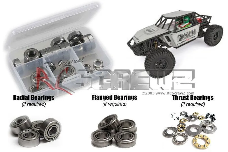 RC Screwz Enduro GateKeeper Metal Shielded Bearing Kit image 67714