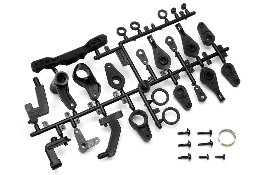 HPI Savage Steering Crank/Servo Saver Set image 6774