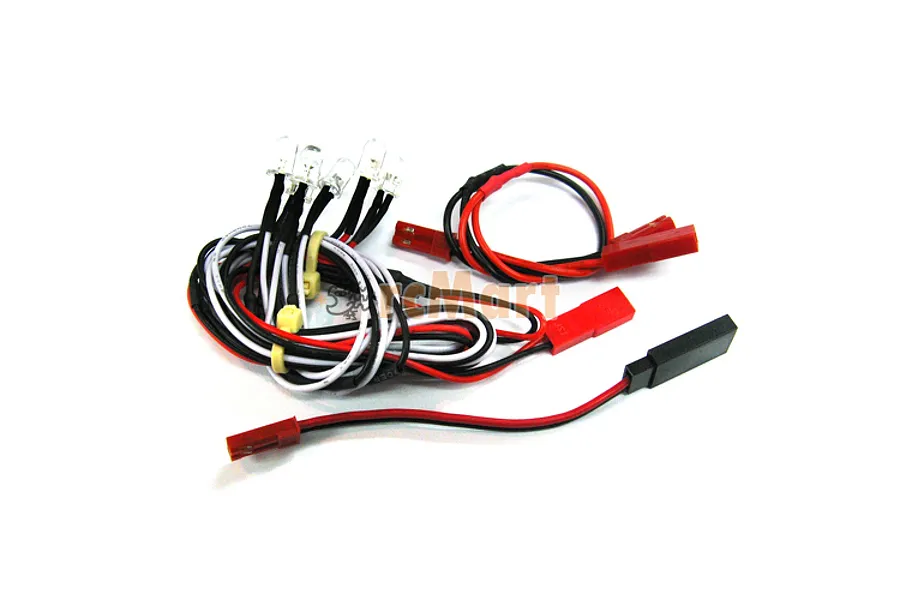 Yeah Racing 1/10 Ultra Bright Front &amp;amp; Rear LED Light Kit image 67747