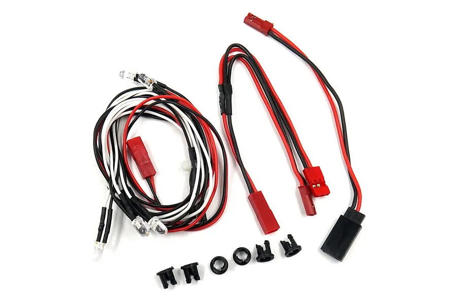 Yeah Racing 1/10 Ultra Bright Front &amp;amp; Rear LED Light Kit image 67748