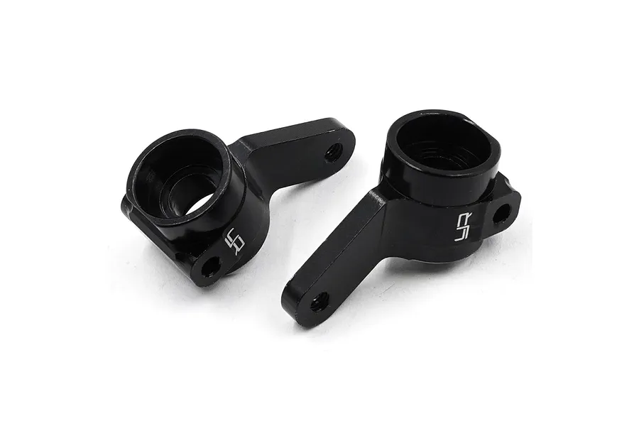 Yeah Racing Slash Black Aluminium Front Steering Hubs 2Pcs image 67763