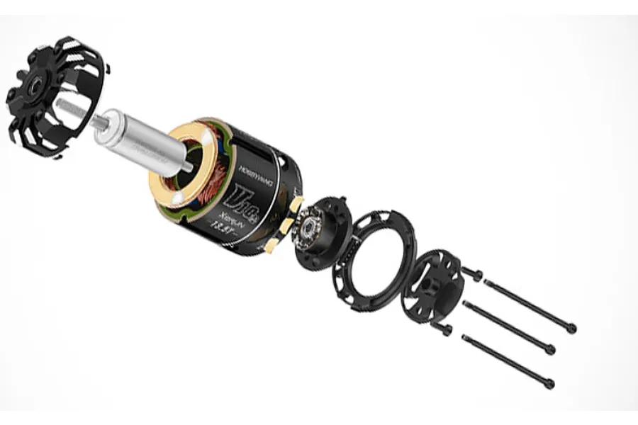 Hobbywing XeRun V10 G4 21.5T Sensored Brushless Motor image 2