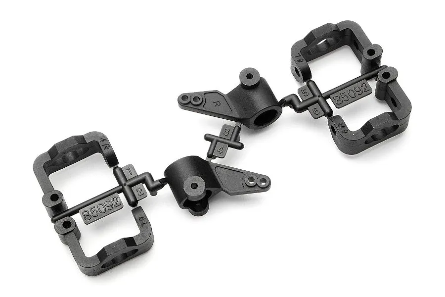 HPI Sprint 2 Left &amp;amp; Right Front Steering Hub/Hub Carrier Set (4 &amp;amp; 6 Degrees) image 6784