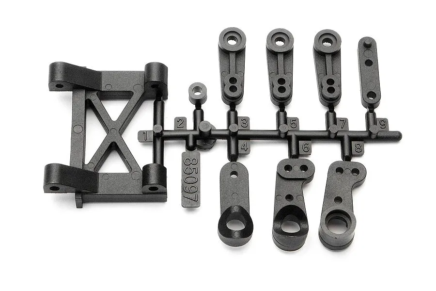 HPI Sprint 2 Centre Post/Servo Horn/Steering Crank Set image 6788