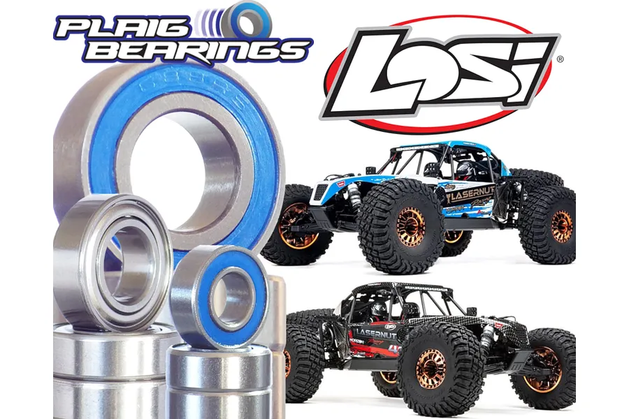 Plaig RC 1/10 Losi Lasernut Ultra 4 V2 Premium Bearing Kit image 67894