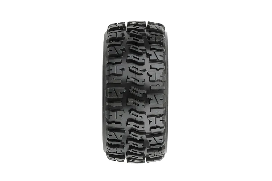 Pro-Line 2.2/3.0&amp;quot; Trencher X SC Tyres on Black Raid Rims - Glued Wheels 2Pcs image 67944