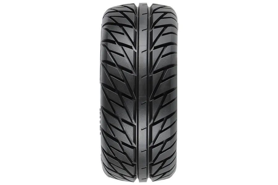 Pro-Line 2.2/3.0&amp;quot; Street Fighter M2 SC Tyres on Black Raid Rims - Glued Wheels 2Pcs image 2