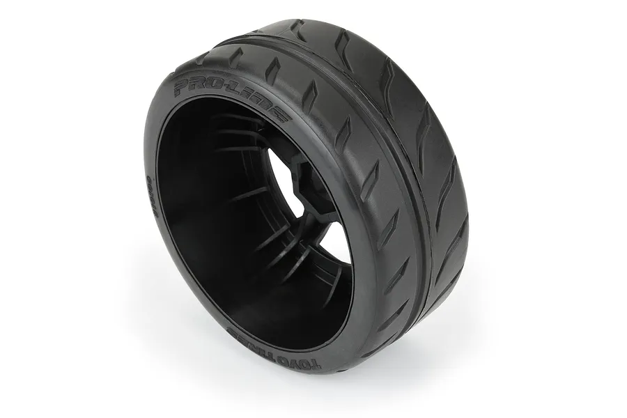 Pro-Line 2.9&amp;quot; Toyo Proxies R888R S3 42/100 Belted Tyres on Black Rims 2Pcs image 4