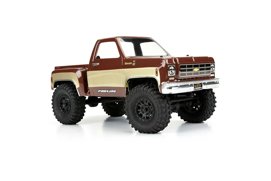 Pro-Line 1.0&amp;quot; Hyrax Crawler Tyres on Black Impulse Rims - Beadlocked Wheel Set 4Pcs image 68005