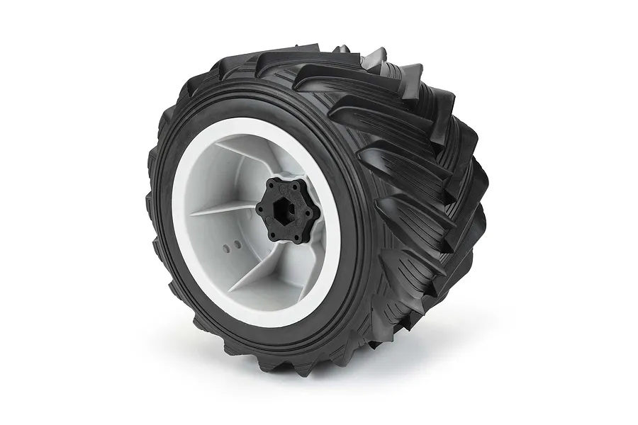 Pro-Line 2.6/3.5&amp;quot; Demolisher M3 Tyres on Grey LMT Rims - Glued Wheels 2Pcs image 68020