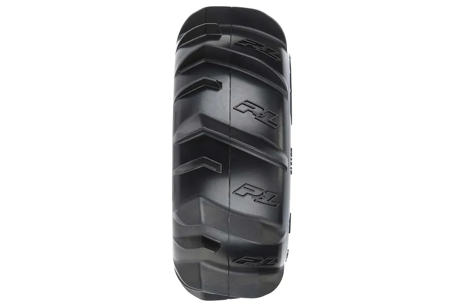 Pro-Line 2.2/3.0&amp;quot; Dumont SC Paddle Tyres on Black Raid Rims - Glued Wheels 2Pcs image 68031