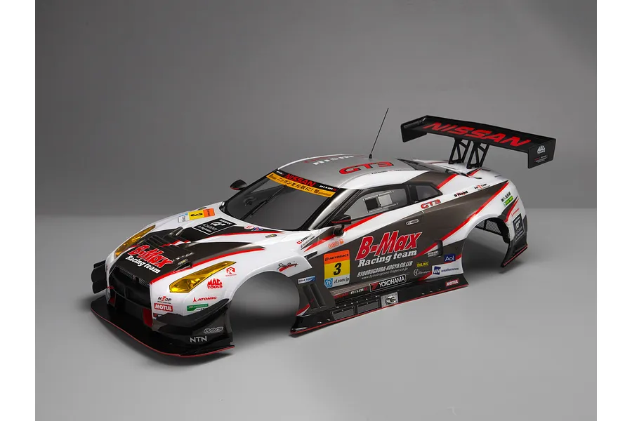 Killerbody 1/10 Nismo GT-R GT3 Unpainted Body Shell w/ Decal Sheet &amp;amp; Accessories image 68129