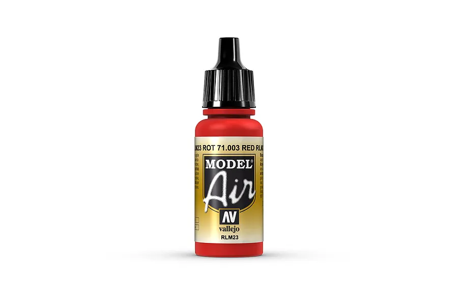 Vallejo Model Air Red RLM23 Acrylic Airbrush Paint 17ml image 68296