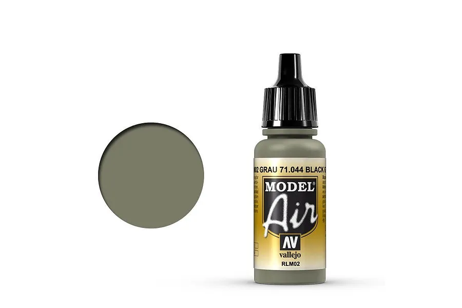 Vallejo Model Air Gray RLM02 Acrylic Airbrush Paint 17ml image 1