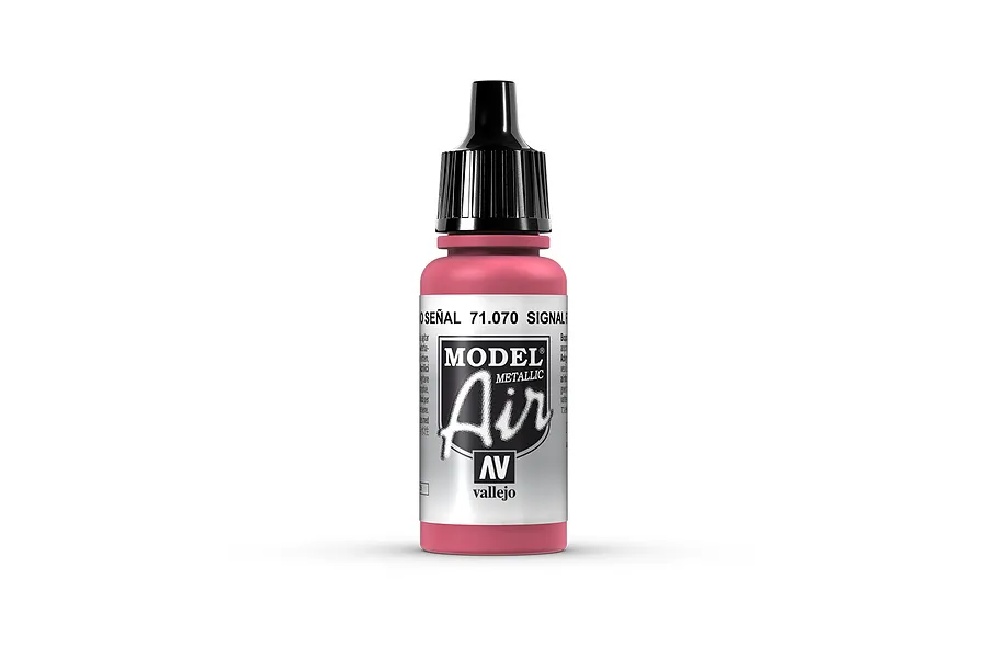 Vallejo Model Air Signal Red Acrylic Airbrush Paint 17ml image 2