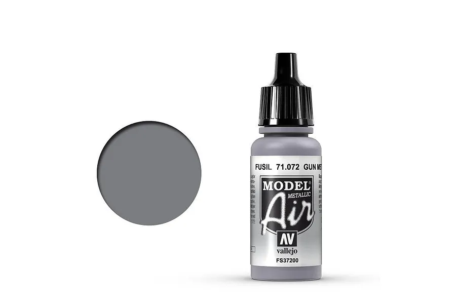 Vallejo Model Air Gun Metal Acrylic Airbrush Paint 17ml image 68387