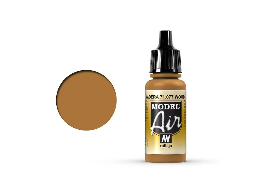 Vallejo Model Air Wood Acrylic Airbrush Paint 17ml image 68394