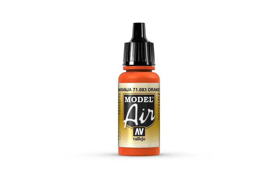 Vallejo Model Air Orange Acrylic Airbrush Paint 17ml image 68404