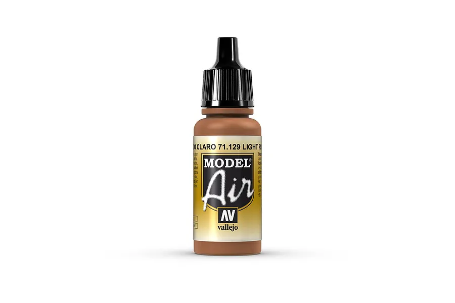 Vallejo Model Air Light Rust Acrylic Airbrush Paint 17ml image 68463