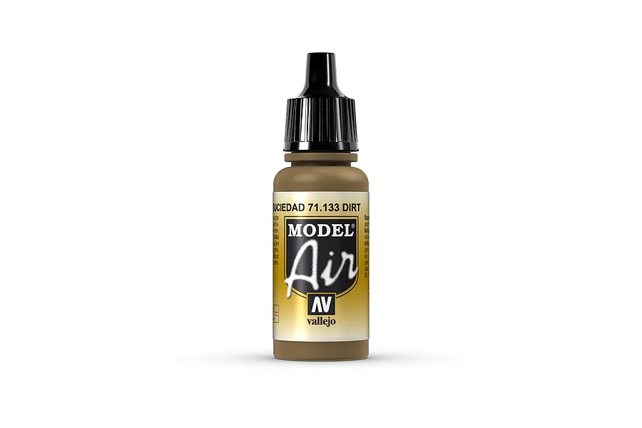 Vallejo Model Air Dirt Acrylic Airbrush Paint 17ml image 1