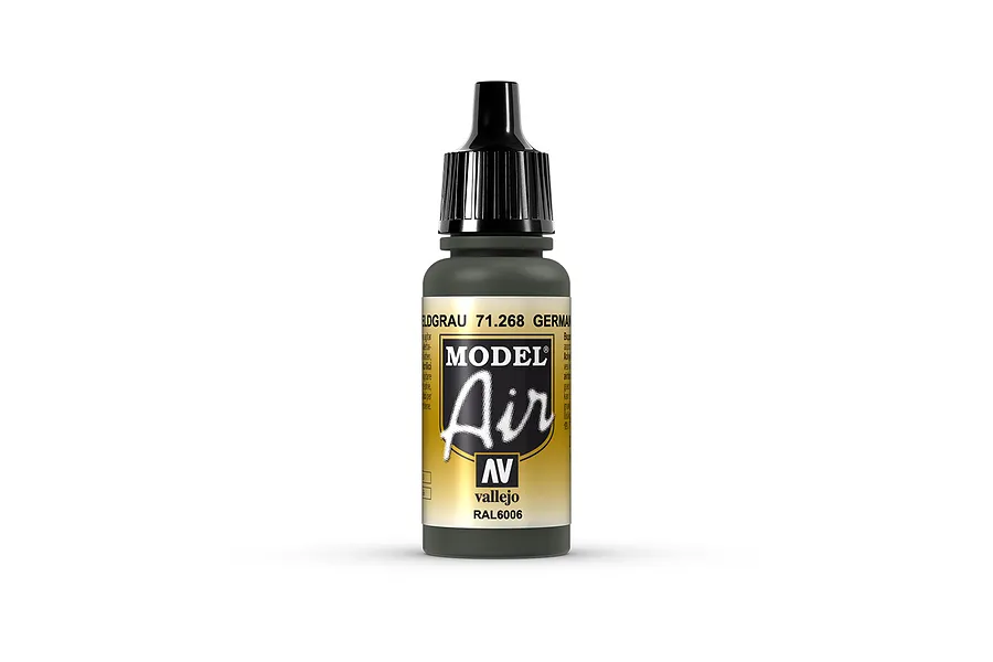 Vallejo Model Air German Grey Acrylic Airbrush Paint 17ml image 68513
