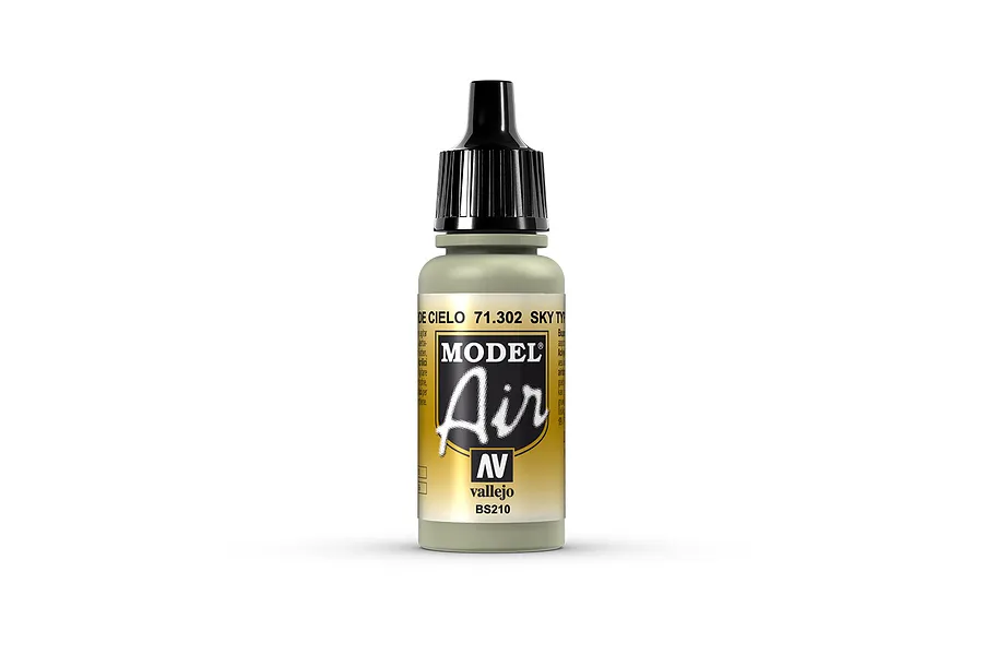 Vallejo Model Air Sky Type S Acrylic Airbrush Paint 17ml image 68562