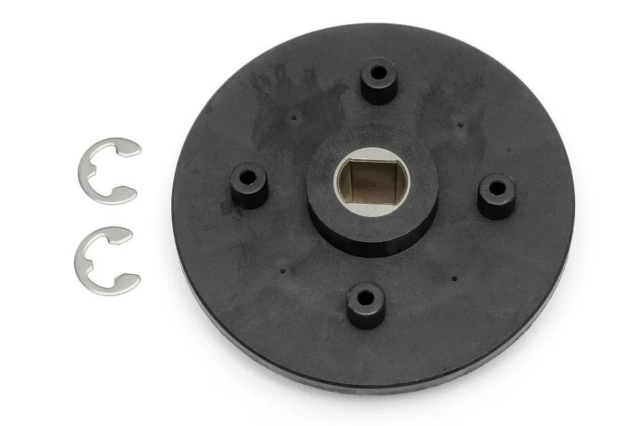 HPI Baja 5B/5SC/5T Baja Spur Gear Mount w/ E-Clips image 6859