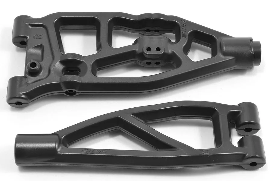 RPM Black Kraton/Talion/Outcast V5 &amp;amp; EXB Front Right Upper &amp;amp; Lower Suspension Arms 2Pcs image 68698