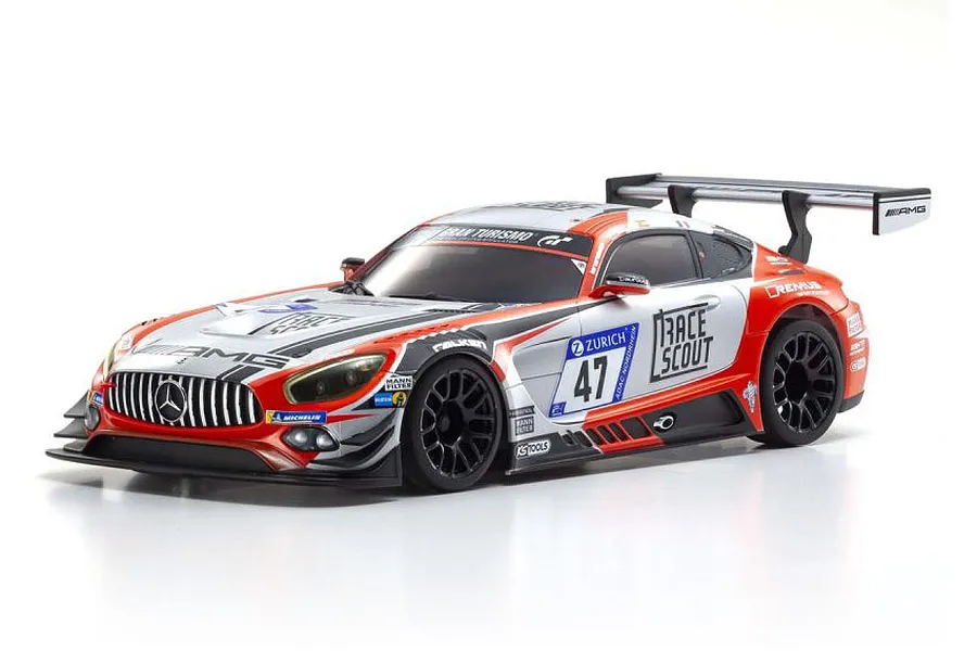 Kyosho Mini-Z 2018 Mercedes-AMG GT3 Nurburgring RC Car Electric RWD RTR - HTP Motorsport No.47 image 68708