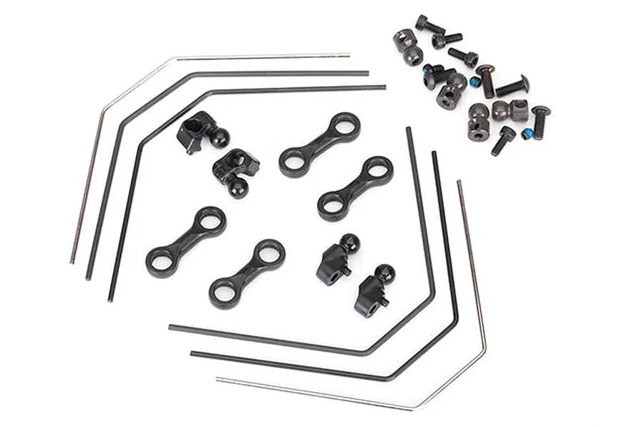 Traxxas Front &amp;amp; Rear Sway Bar Kit image 68780